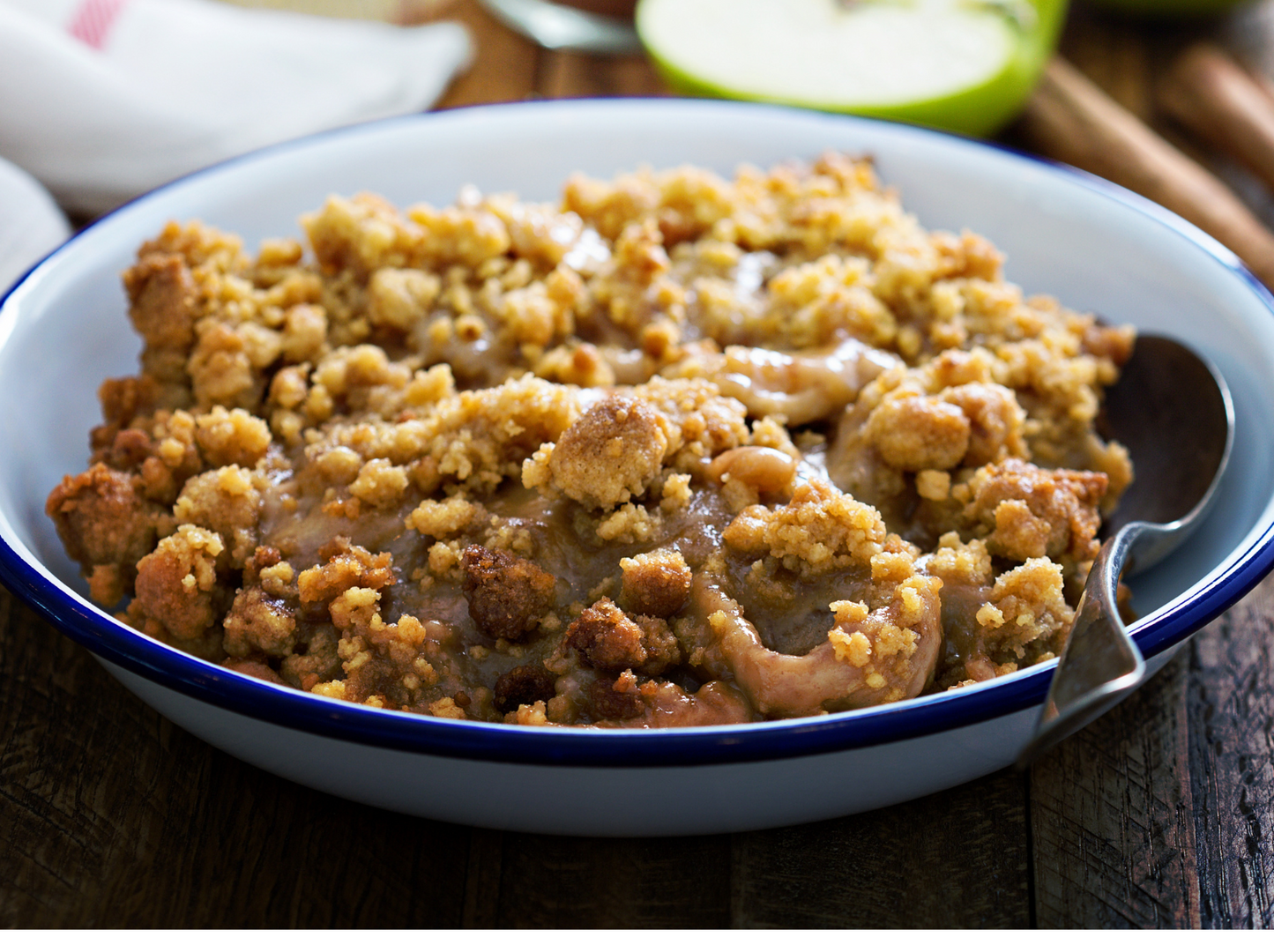 Crumble aux pommes (mardi /mercredi)