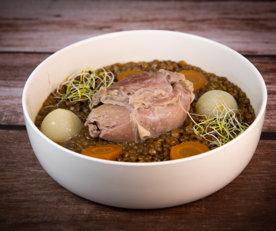 Lentilles au cochon