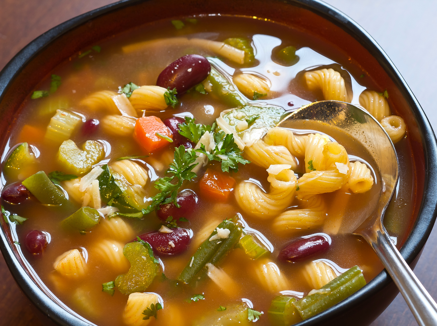Minestrone au veau