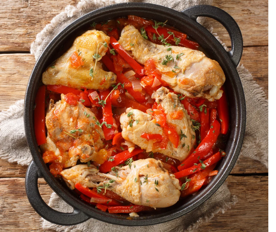 Poulet basquaise