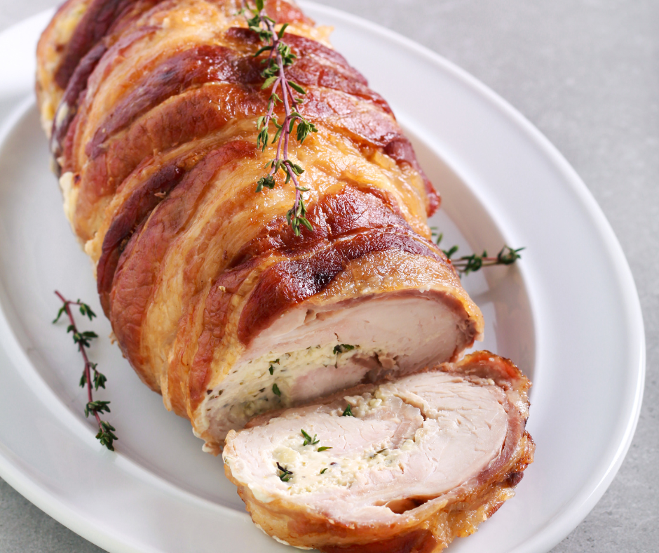 Roulés de dinde au chèvre