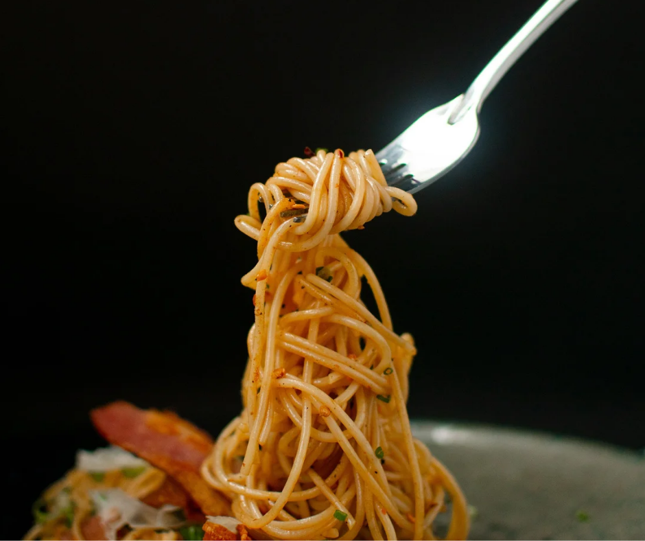 Spaghettis carbo et potiron