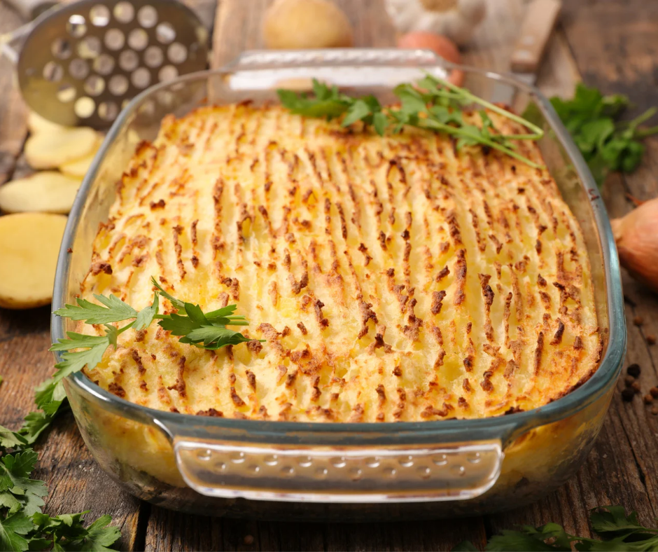 Parmentier de boudin et patates douces