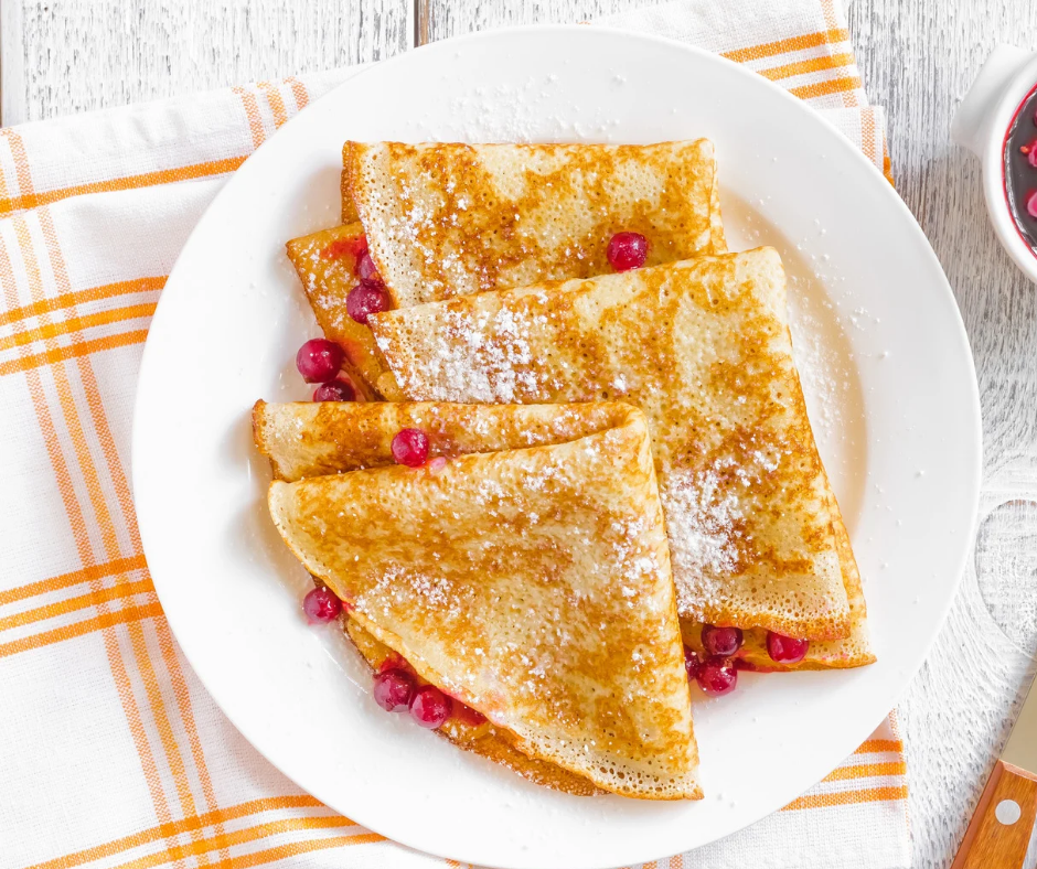 Crêpes aux fruits rôtis (mardi / mercredi)