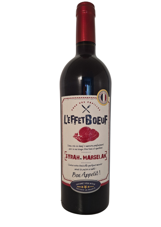 Vin rouge "L'effet bœuf" (75 cl)