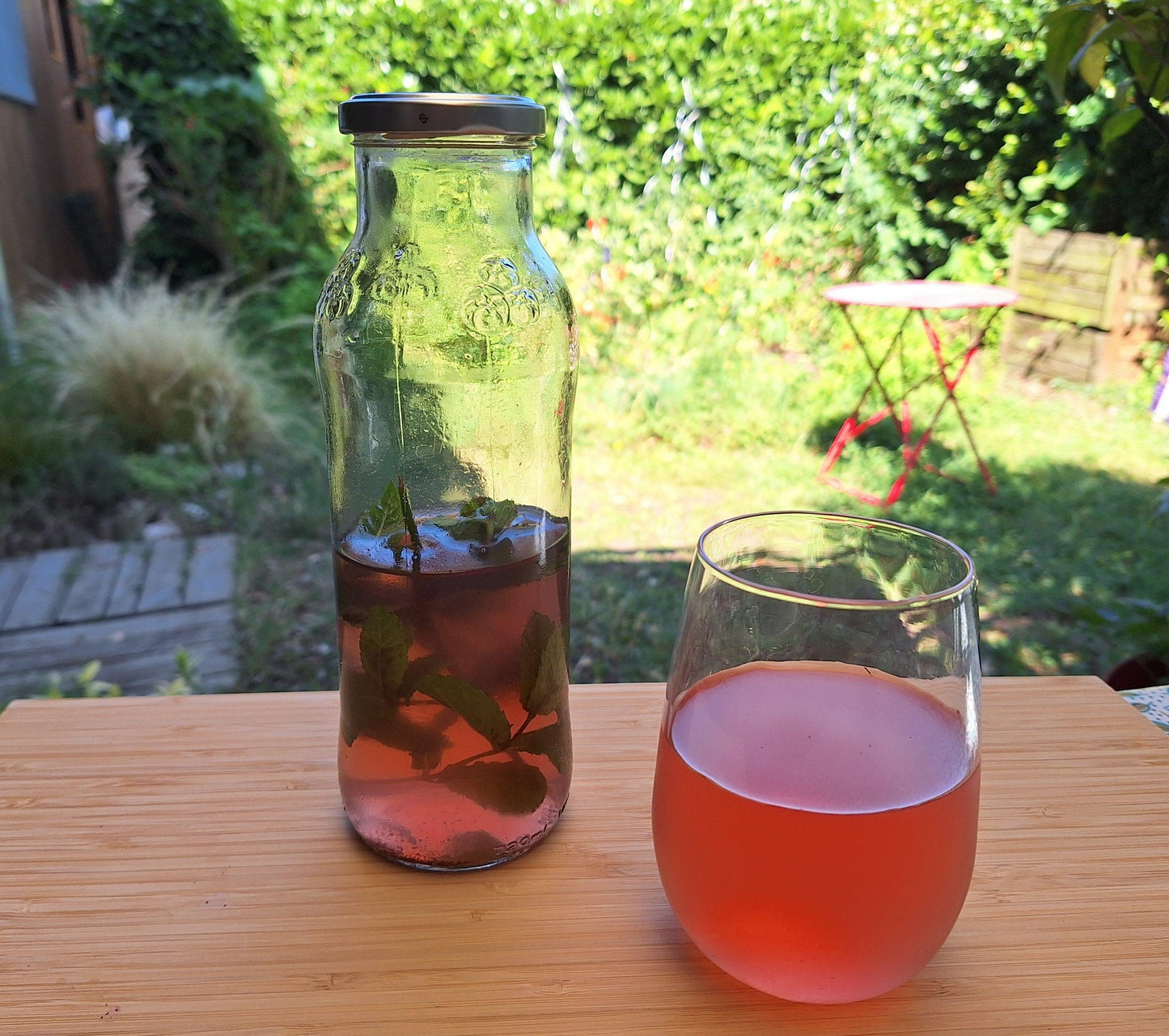 Infusion Menthe, citron et hibiscus (bio) - 50 cl