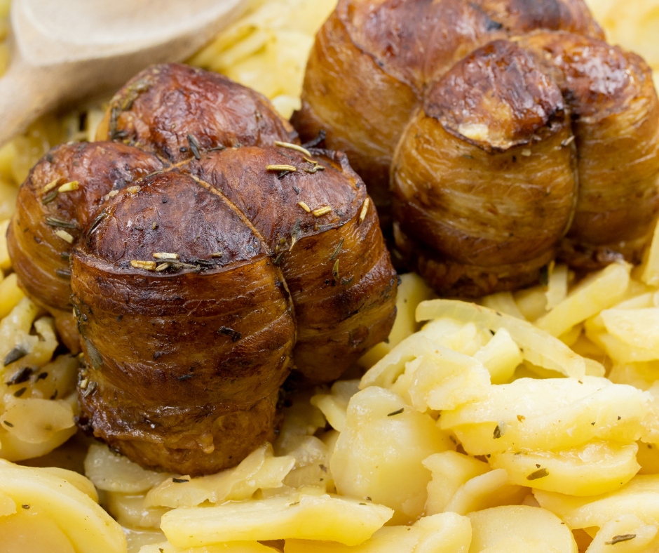 Paupiettes de veau et sauce au café