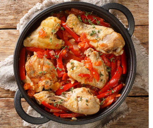 Poulet basquaise