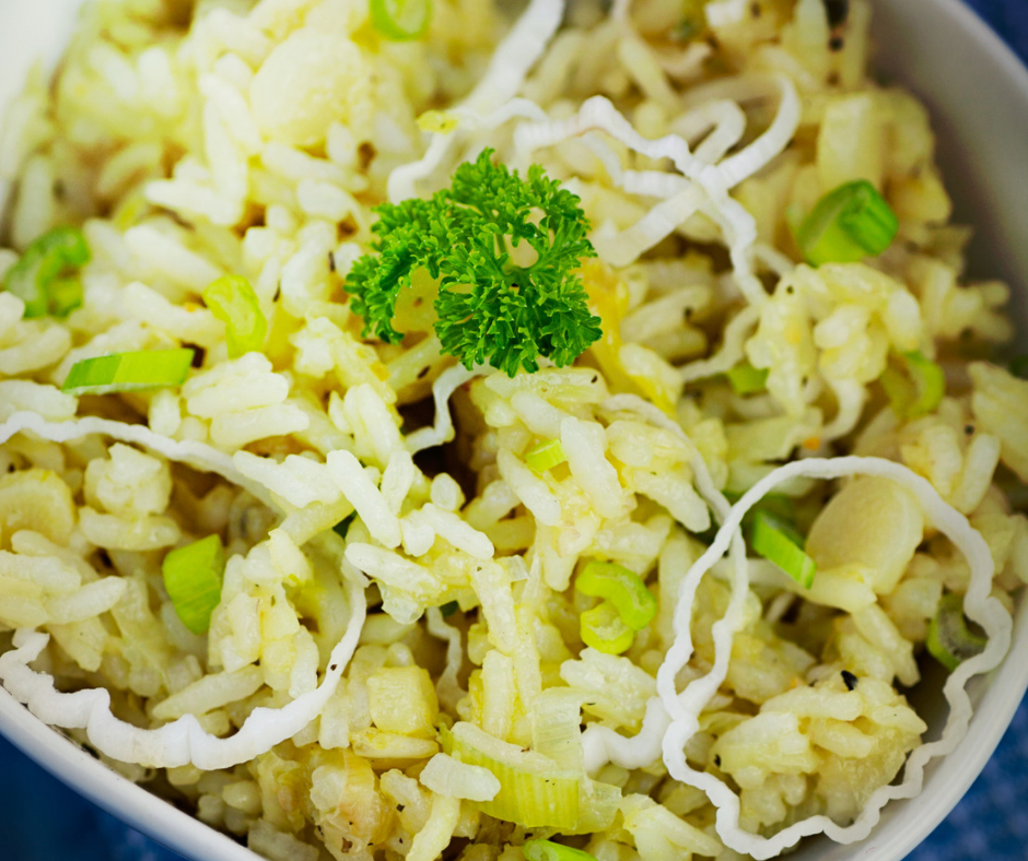 Risotto crémeux aux poireaux et champignons, crumble au parmesan