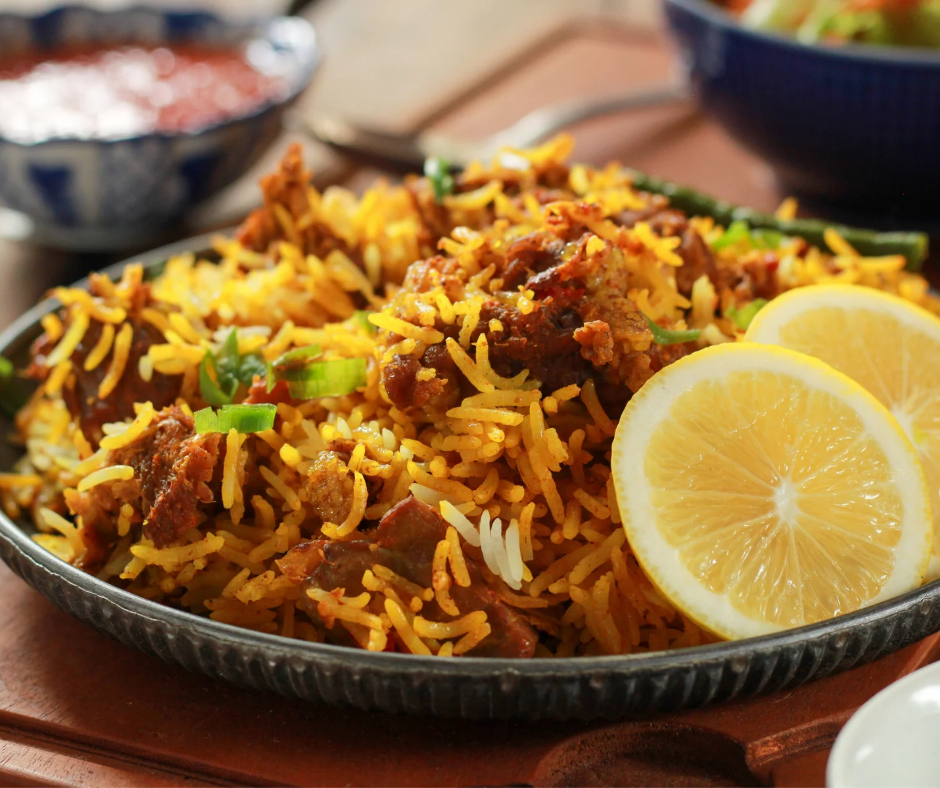 Riz biryani au poulet