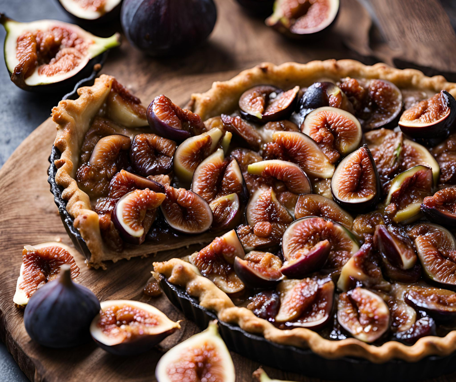 Tarte fine aux figues rôties